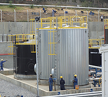 Storage tanks fabricated and erected onsite in Kenya by Abe-Tec (EA) Ltd.