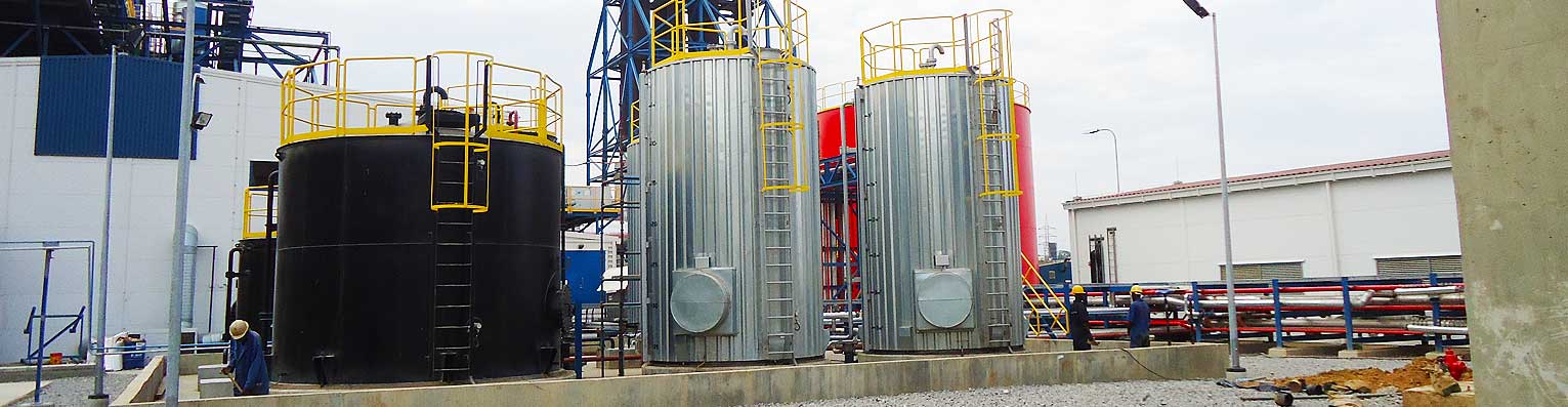 Tank Farm fabricated and erected onsite by Abe-Tec East Africa Ltd.